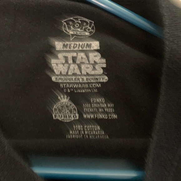 FUNKO POP! TEES Black Star‎ Wars Droids R2D2/BB8 Graphic T-Shirt - Picture 4 of 4
